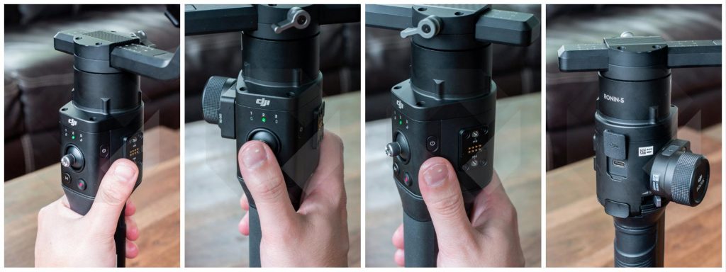 dji ronin s hands on joystick control